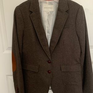 Banana republic elbow patch wool blazer